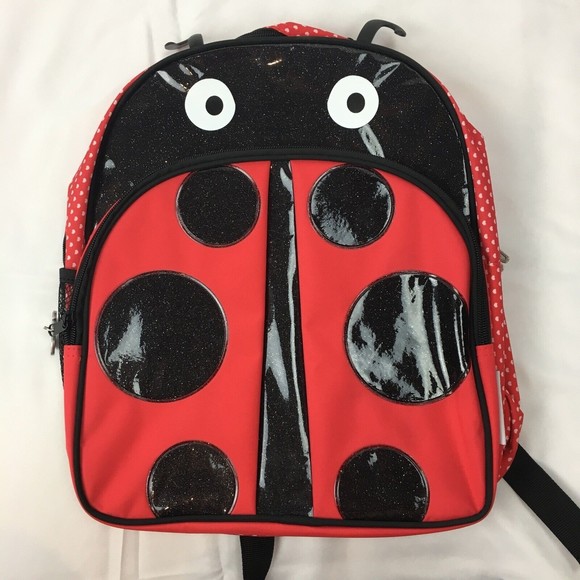 New Wellie Wishers Red Ladybug 16" Backpack Child PreK American Girl - Picture 1 of 7